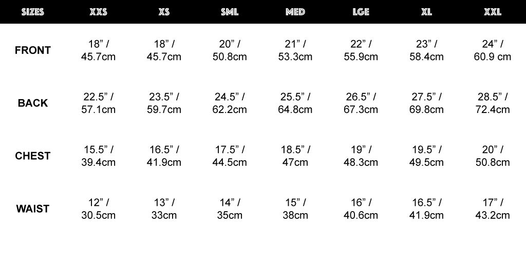 Size Guides